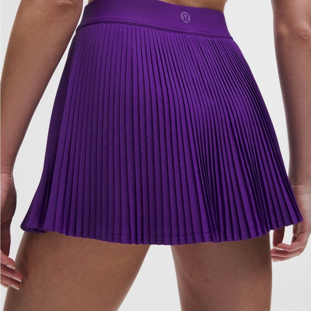 lululemon athletica Purple Pleated Skater Skirt
